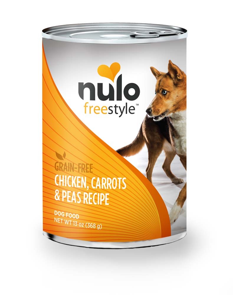 Nulo FreeStyle Grain Free Chicken, Carrots Peas Recipe Can Dog Food 13oz